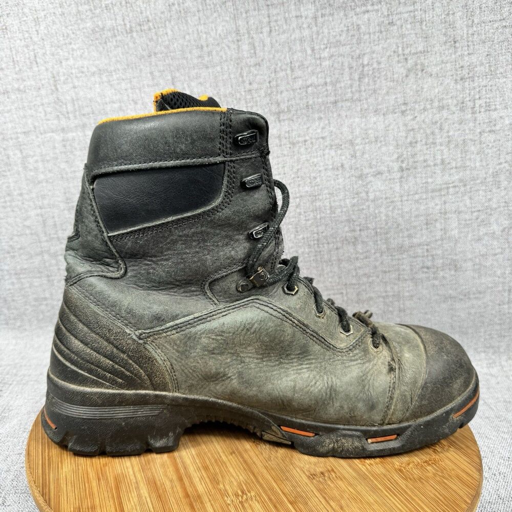 Timberland Pro Endurance Boots Men's 12 M Steel Toe Leather Work - Picture 6 of 11